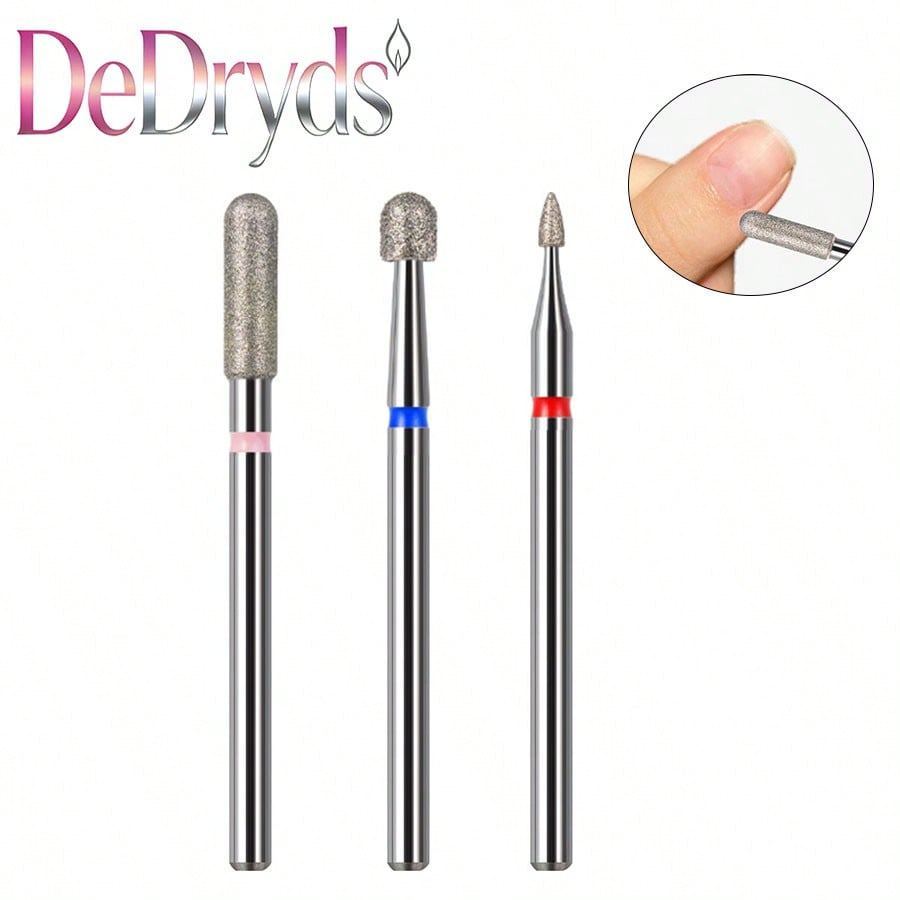 Professional รัสเซียเพชรเล็บเจาะ Bits ชุดกรวยกระบอกทรงกลมสําหรับรถหนังกําพร้า