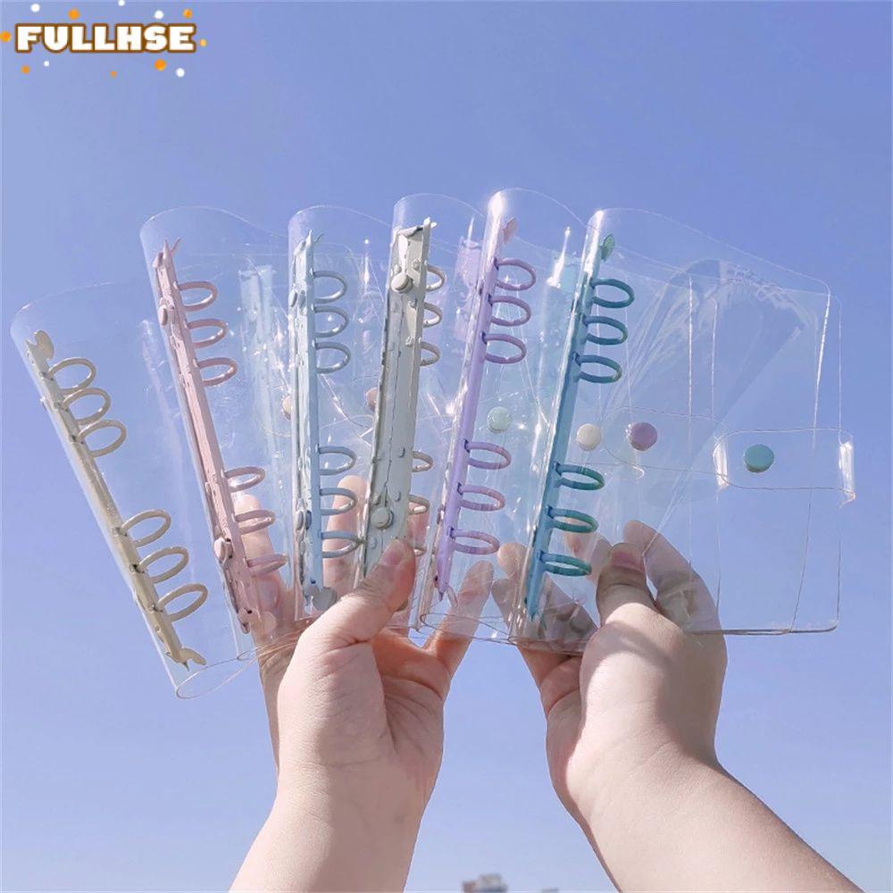 FULLHSE Binder กระเป๋า PVC โต๊ะอุปกรณ์การเรียน Notebook Binder
