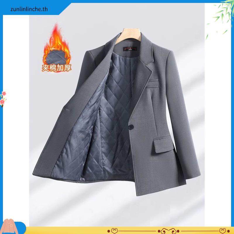 blazer blazer ผู้หญิง เสื้อสไตล์ใหม่สำหรับนักศึกษาวิทยาลัย มืออาชีพในการสวมใส่อย่างเป็นทางการแต่ยังค