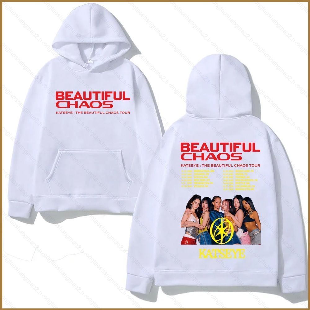 YT2 KATSEYE TOUR NEW Hoodie Aesthetic 2025 เสื้อกันหนาวอัลบั้มเพลงใหม่ YT2