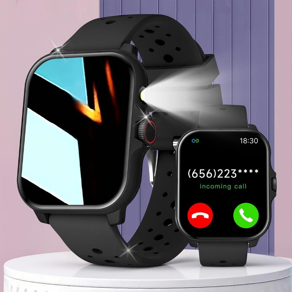 SmartWatch นาฬิกาอัจฉริยะ จอใหญ่ 1.83" เมนูไทย กันน้ำ ออกกำลังกาย ของแท้ สมาร์ทวอทช์