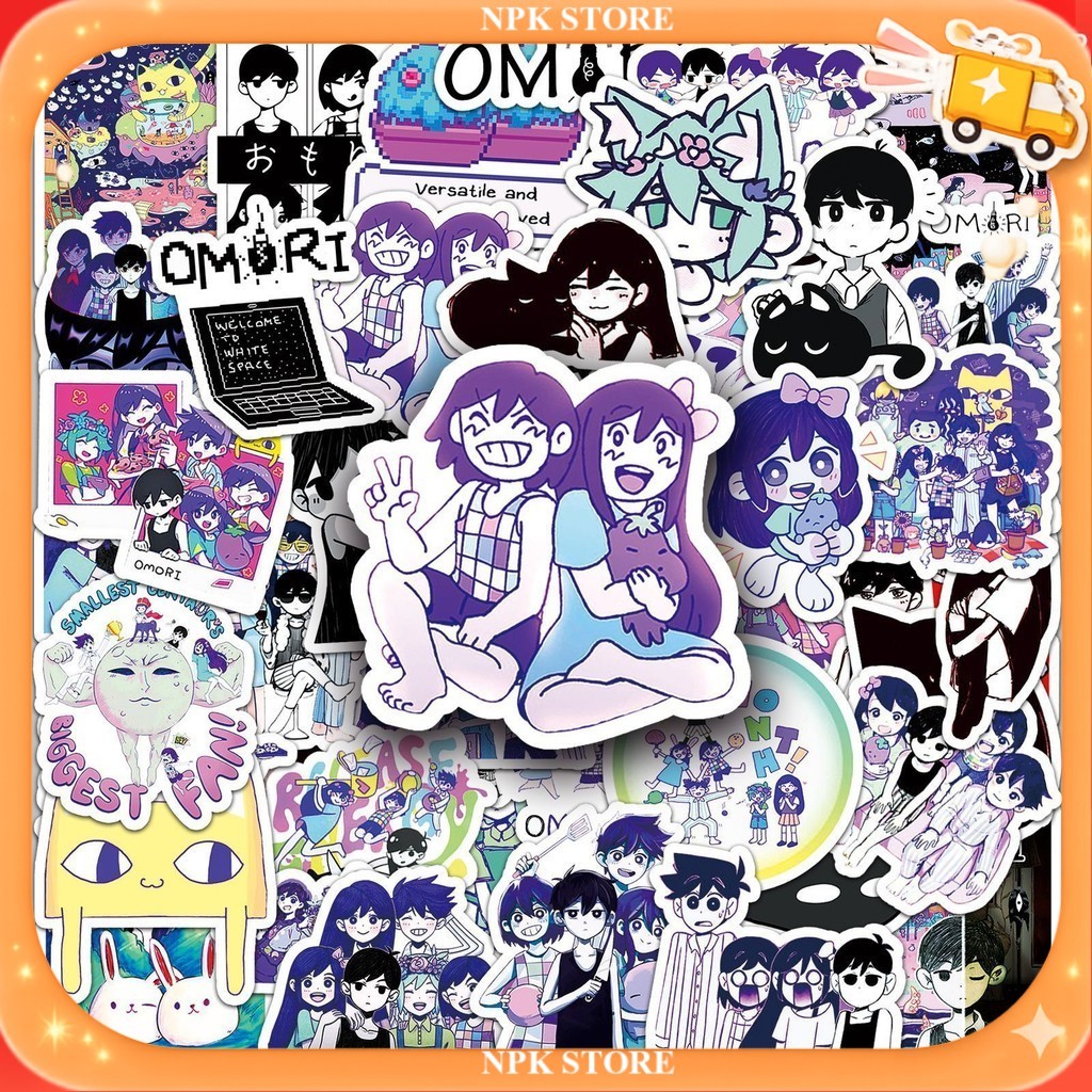 🔥🇹🇭พร้อมส่ง🇹🇭🔥 50แบบ Sticker เกมสยองขวัญ omori horror video game character