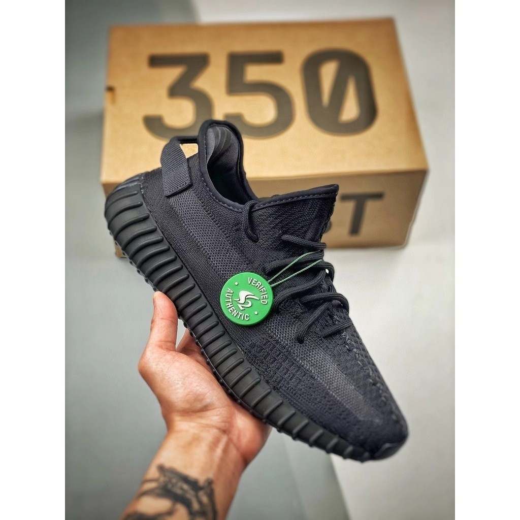 Onyx YZ Boost 350 V2 รองเท้าวิ่ง unisex ทรงต่ํา ไซส์ 36-46
