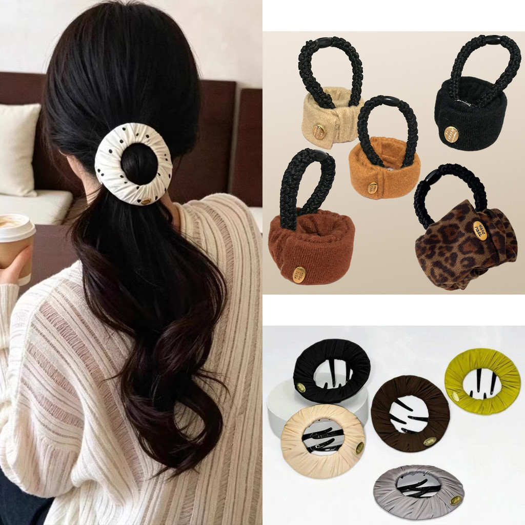 Zero Pressure Safety Non-Headed Big Cake Hair Clip Female Grab Clip เครื่องประดับผม
