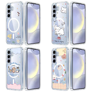 เคสแม่เหล็ก เคส For Samsung A57 A37 A17 5G S26 S25 Ultra A07 4G A06 A56 5G A16 A26 A36 A55 A15 A35 A54 S24 FE เคสทรศัพท์