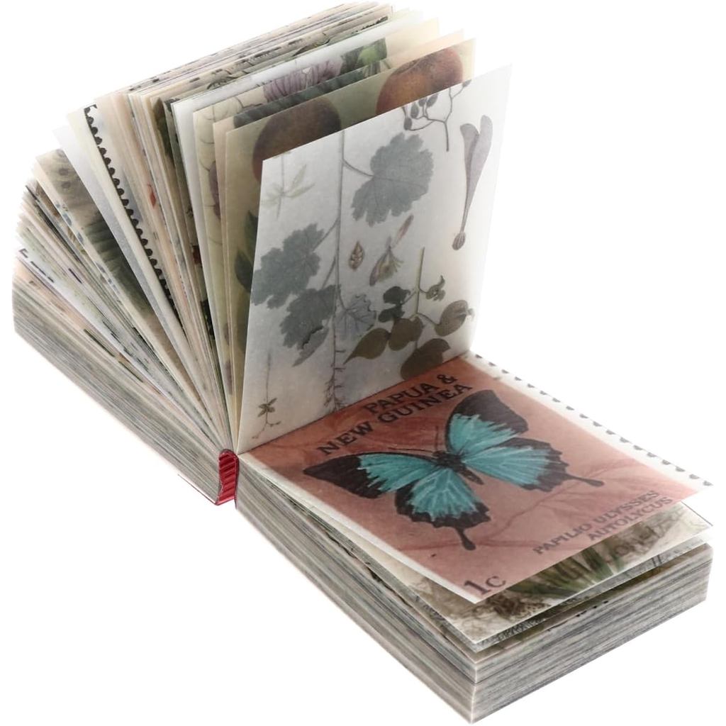 NOLITOY กระดาษสมุดภาพเวลลัมโปร่งแสง 365 แผ่น: "A Page A Day" Vintage Junk Journaling Supplies, Aesth