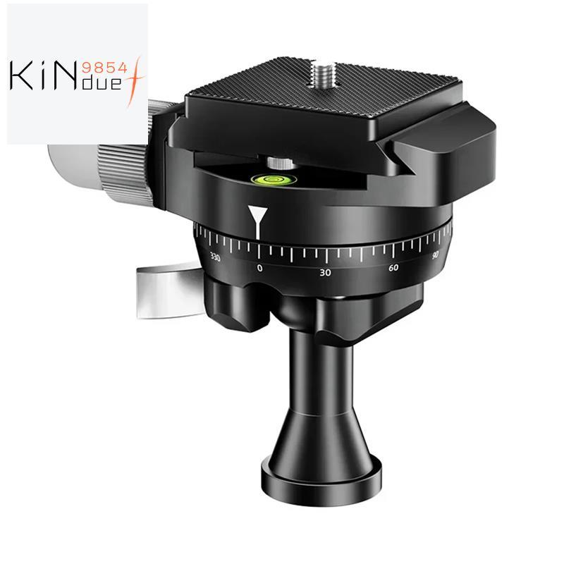 KA18 SLR กล้อง Gimbal 360 องศาหมุนโลหะ Panoramic ทรงกลม Gimbal โปรเจคเตอร์ Gimbal พร้อมแผ่น Quick Re