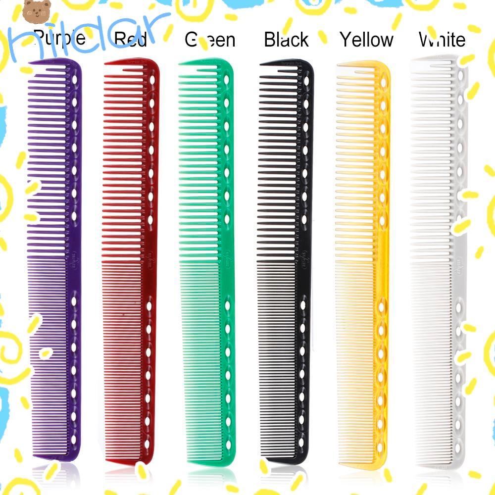 HLAR Flattop หวีตัดผม การดูแลสุขภาพ ป้องกันไฟฟ้าสถิต พลาสติก Detangling