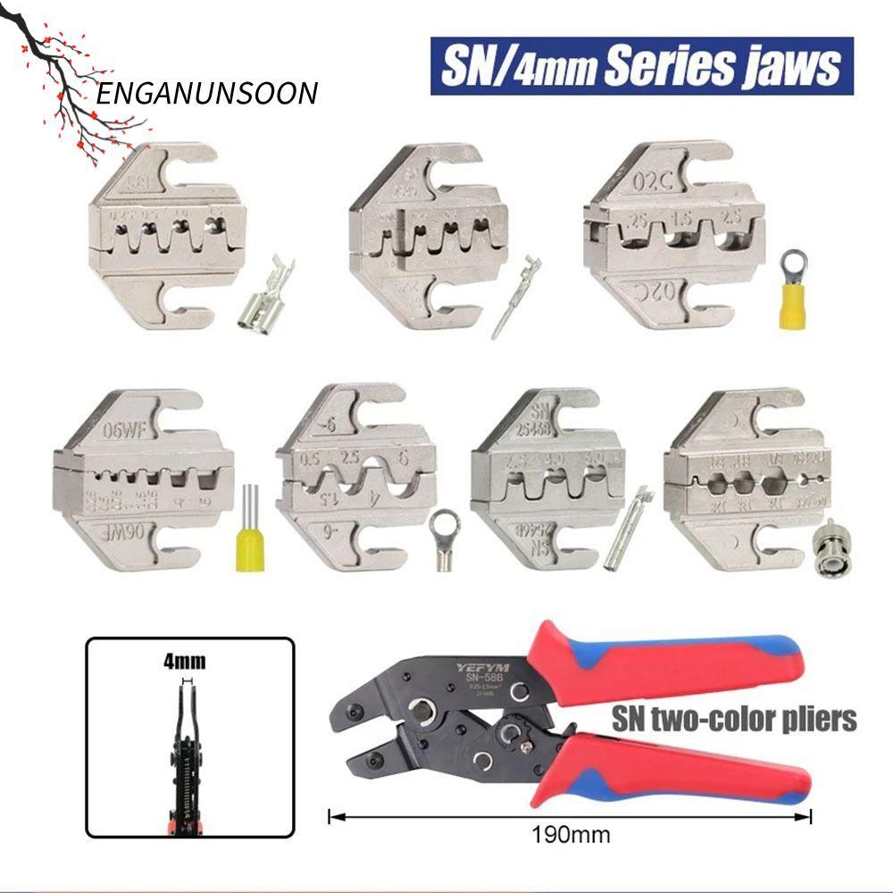 ENGANUNSOON SN CRIMPING คีม Jaw, SN-2546B 02C 06WF 2549 03H CRIMPING คีมขากรรไกร, 48B 58B กว้าง 4 มม