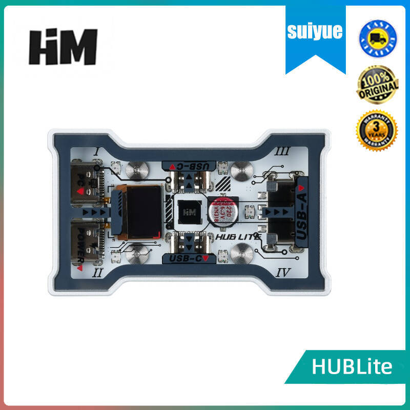 HM HUB HUBLite U-to-Type-C OLED Display Button แท่นขยายปฏิสัมพันธ์