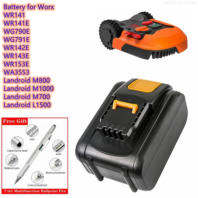 Cameron Sino แบตเตอรี่ WA3604,WA3553 สําหรับ Worx Landroid M700, M800, M1000, L1500, WR141, WR141E, 