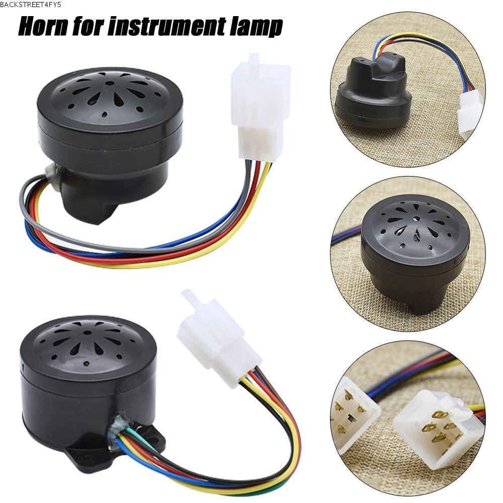 BACKSTAGEEET4FC3 E-bike Buzzer Horn 48V60V Anti-theft Horn 3In1 4in1 รถสามล้อ Horn