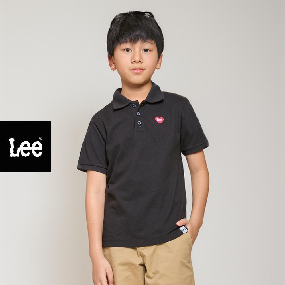 LEE KIDS เสื้อโปโลแขนสั้นเด็กผู้ชาย / เด็กผู้หญิง รุ่น LK F225UPOLC01 สีดำ ราคา ถูกที่สุด ดีลบีเคเค