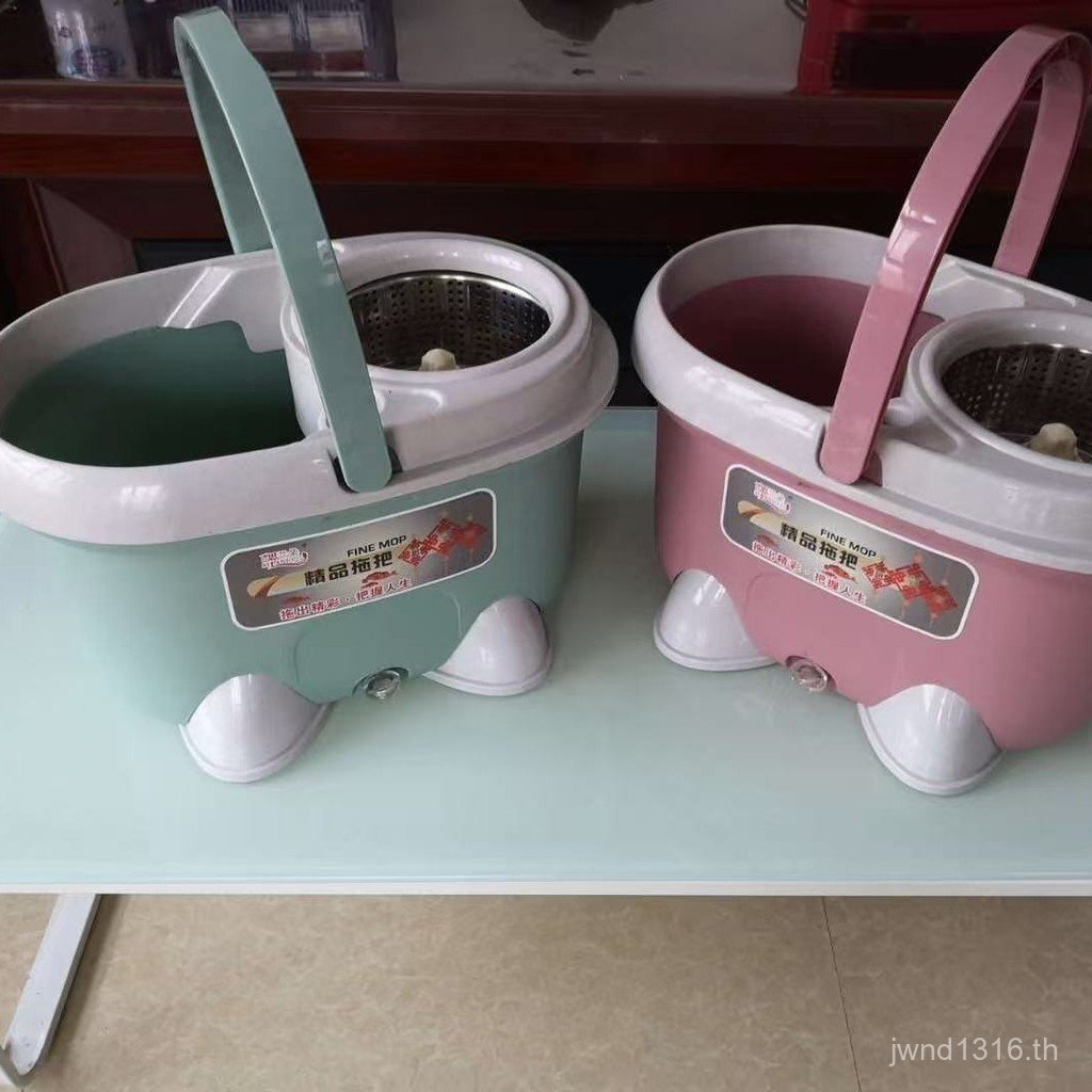 Clean Well Wrangler Easy Mop Bucket God Mop Bazhou Pole Mop Storage Mop หมุน VMFV