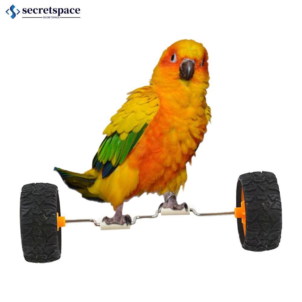 SECRETSPACE Bird Balance รถสําหรับนกแก้ว Foot-Operated Rolling ของเล่น Anti-Boredom สําหรับ Cockatie