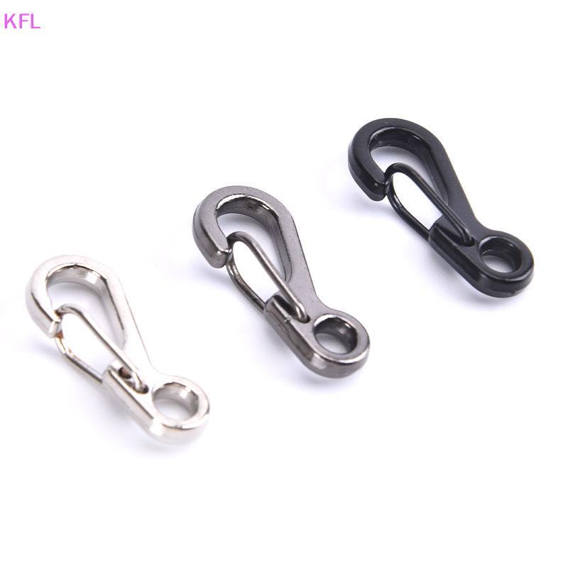 (KFL) 10 ชิ้น Mini Spring Bapa Clasps Climbing Carabiners พวงกุญแจ Camping Hooks ขายร้อน