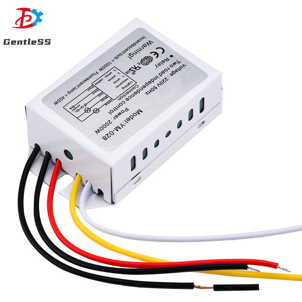 สวิตช์ส่วนดิจิตอล 3 ขั้นตอน 2 ทิศทาง 220V 2-Way Group Segmenter