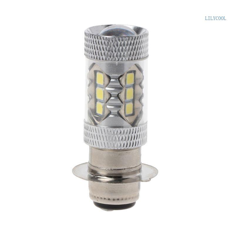 CH PX15D H6 80W 6500K 16 LED ไฟหน้ารถจักรยานยนต์ไฟตัดหมอกไฟแสดงสถานะหลอดไฟ LED สําหรับรถจักรยานยนต์
