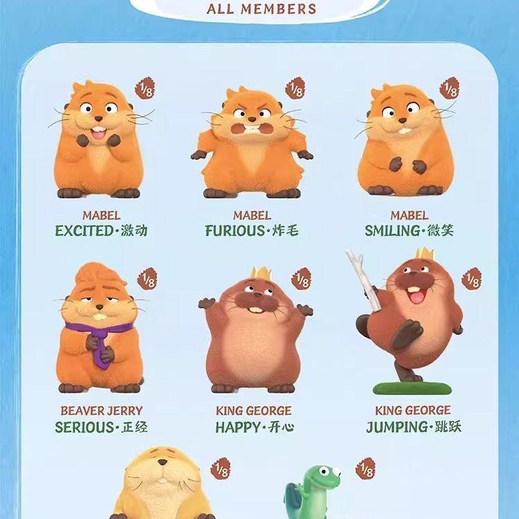 พร้อมสต็อก TOPTOY Disney Pixar Beaver Transformation Plan Figure Mystery Box