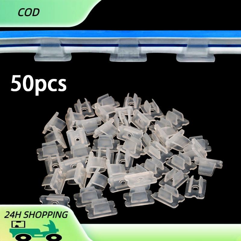 COD ขั้วต่อคลิปติดแถบไฟ LED ขนาด6*12มม. 50ชิ้นสำหรับ2835ไฟนีออน220V TH