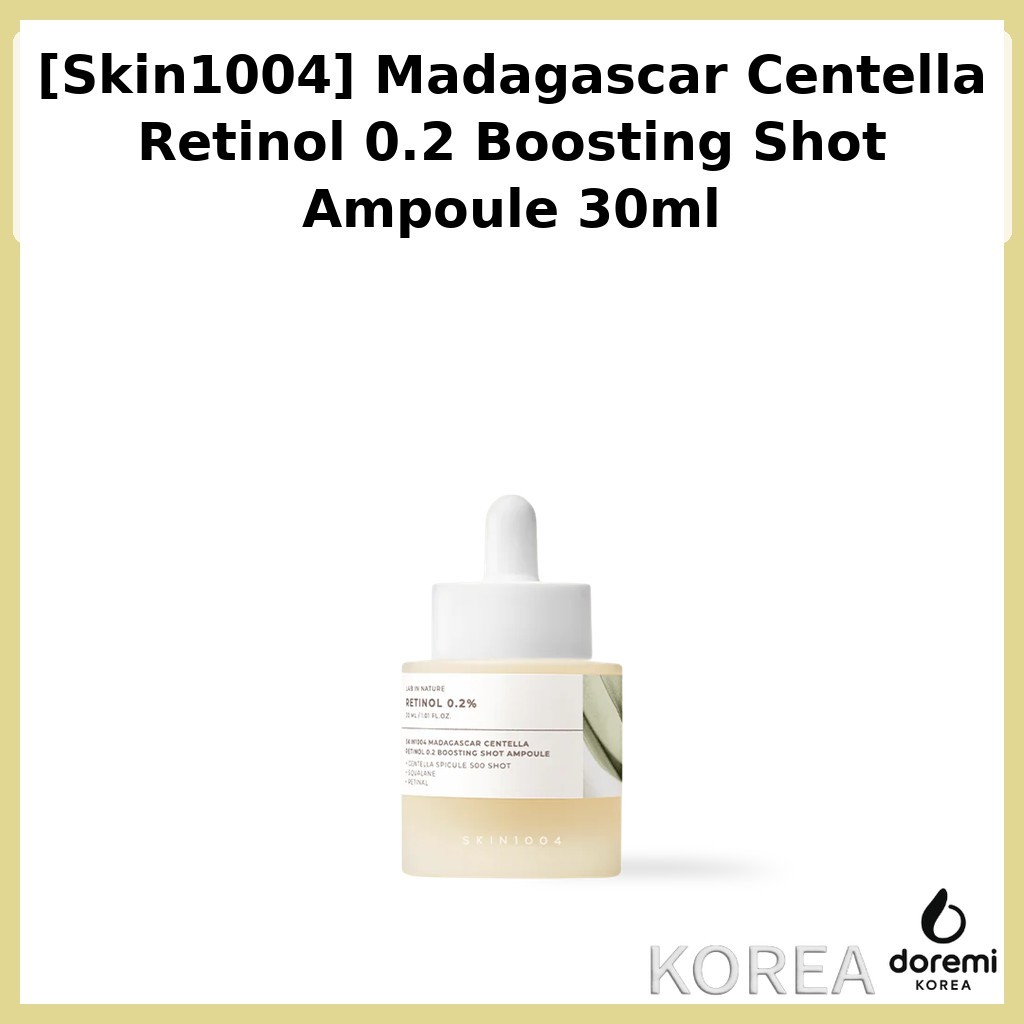 [Skin1004] Madagascar Centella Retinol 0.2 Boosting Shot Ampoule 30ml / Korean Ampoule / Retinol Boo