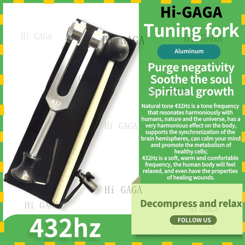 Tuning fork🔔ส้อมจูนเสียง🔔ตะลุมพุก 432 ตะลุมพุกน้ำหนัก 432 ตะลุมพุกจักระพร้อมล้อ ตะลุมพุกอลูมิเนียมอั