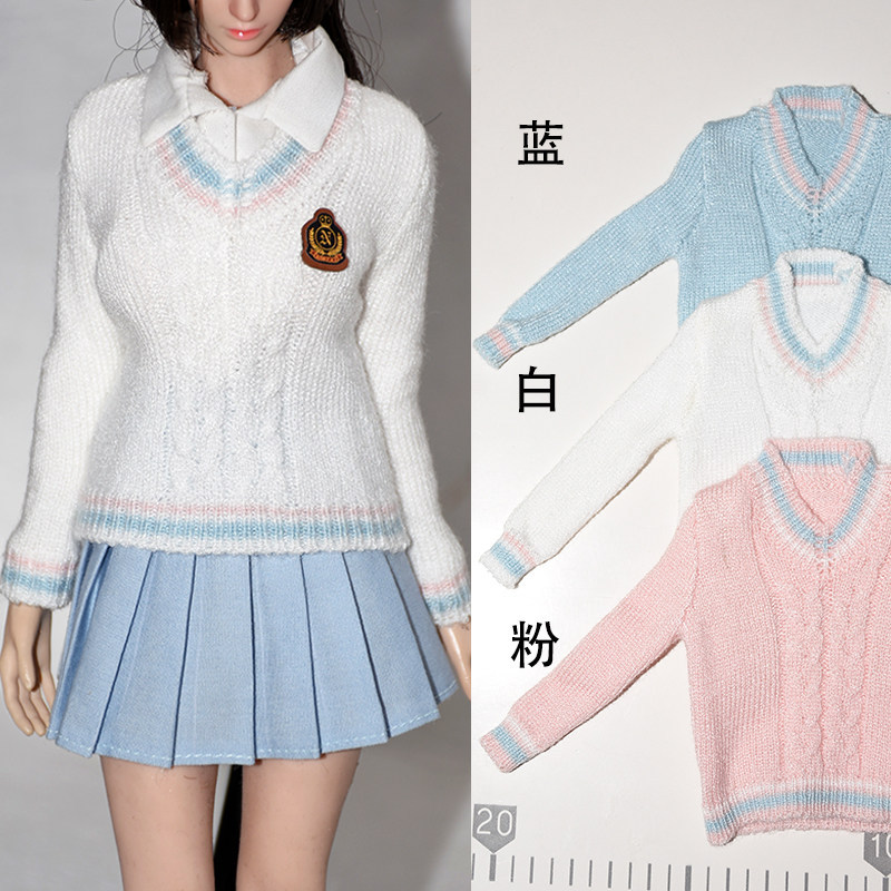 [คุณภาพสูง] พร้อมสต็อก [ไม่ย้อม] 1/6 tbleague phicen ชุดนักเรียนเสื้อกันหนาว JK