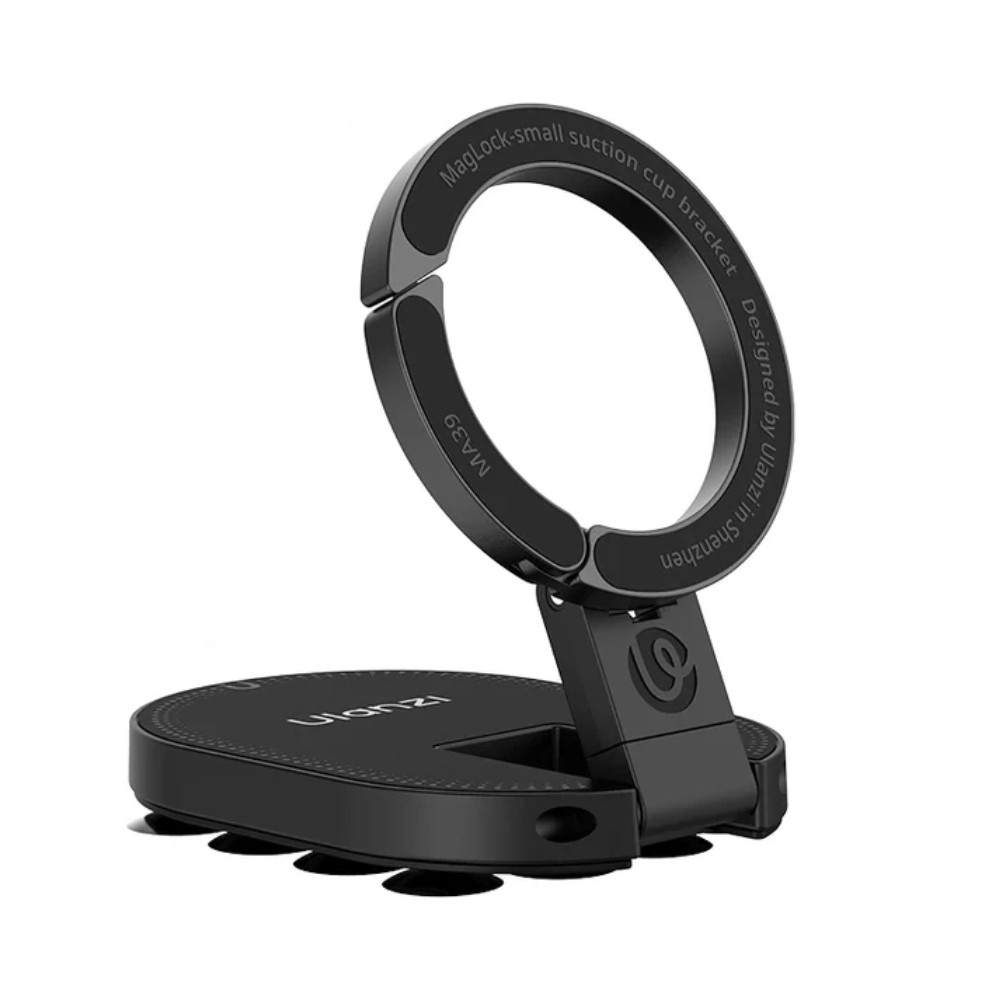 Ulanzi MA39 MagLock ที่วางโทรศัพท์แบบดูด การดูดซึมแม่เหล็กที่แข็งแกร่ง 180° ขาตั้งติดผนังตั้งโต๊ะแบบพกพาแบบปรับได้มุม