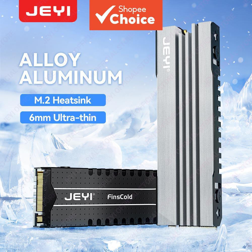 Jeyi Icold-007 อลูมิเนียมพัดลมระบายความร้อนสําหรับ SSD M.2 2280 พร้อมแผ่นระบายความร้อน สําหรับคอมพิว