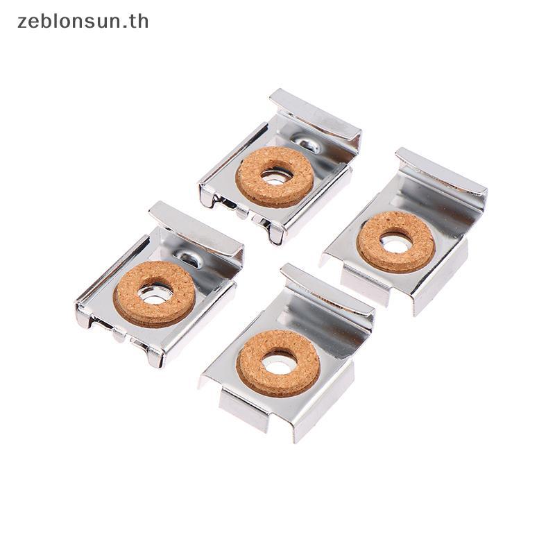 # zeblonsun # 4 ชิ้นกระจกห้องน้ํากระจกแขวนผนังชุดยึด Frameless คลิปยึดแขวน Clamp Wall Braets Clamps .