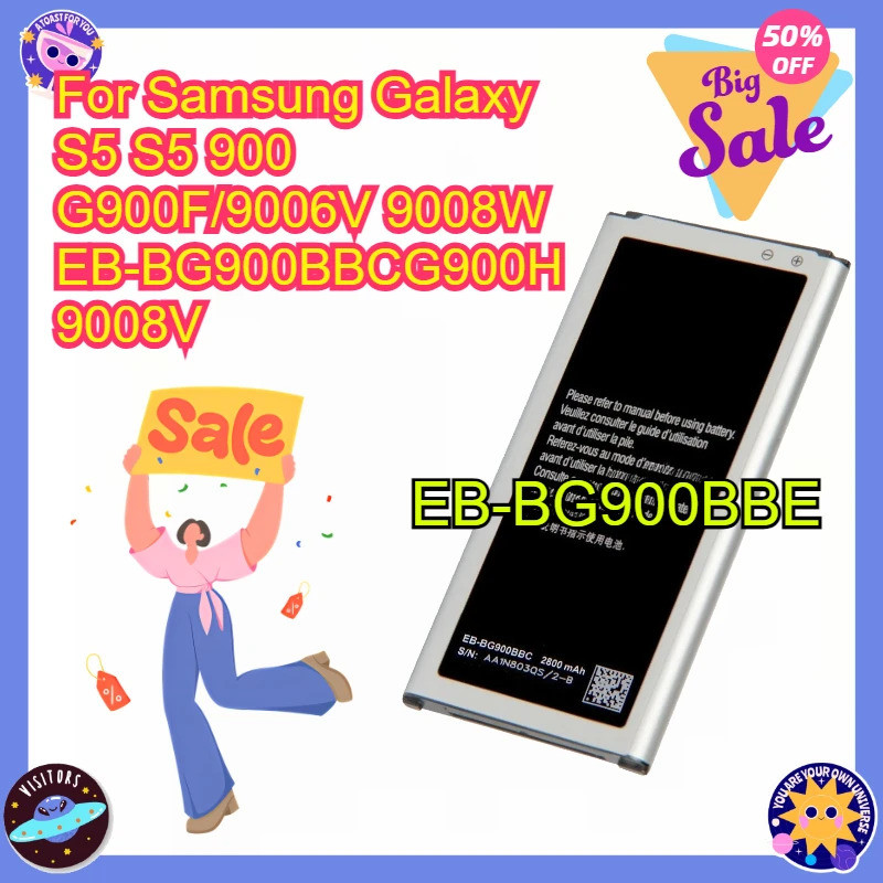 EB-BG900BBE EB-BG900BBU แบตเตอรี่โทรศัพท์มือถือ 2800 mAh สําหรับ Samsung Galaxy S5 S5 900 G900F/9006