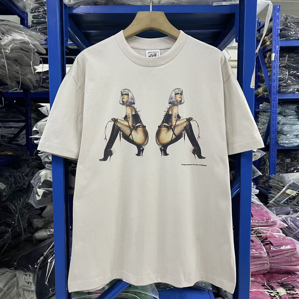 Saint Michael 25aw New Style Hajime Hajime Sorayama Joint Print Short Sleeve