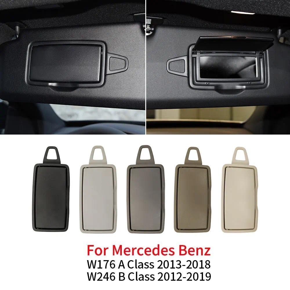 สําหรับMercedes W246 W176 ภายในรถด้านหน้าSun Shade Visorแต่งหน้ากระจกเครื่องสําอางสําหรับBenz AB Class 2013-2018 A180 B200