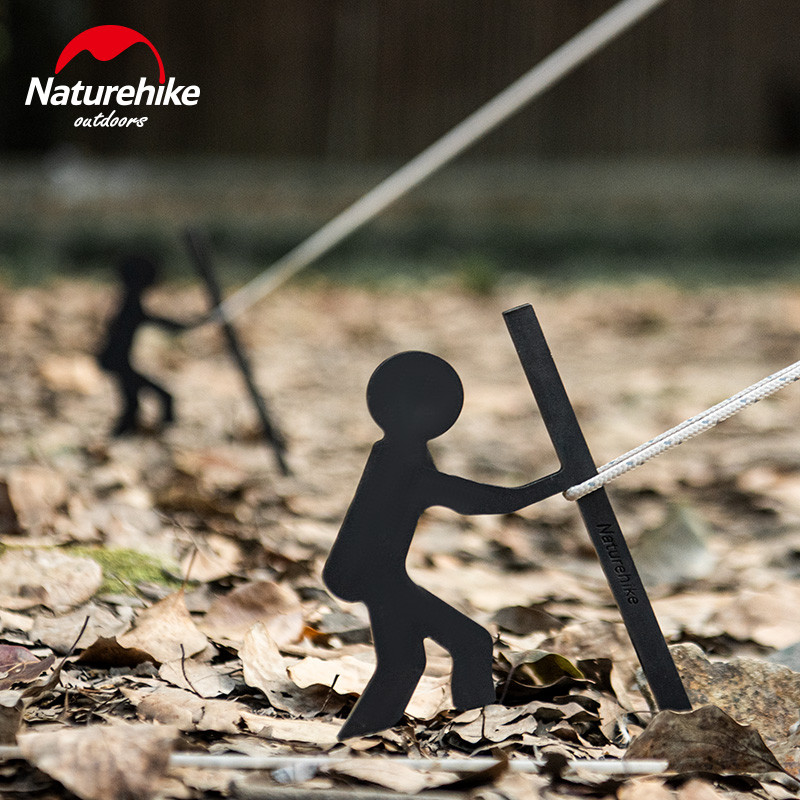 Naturehike Naturehike Canopy Doll Ground Nail Outdoor Camping เต็นท์อุปกรณ์เสริมเหล็ก Camp Nail Wind