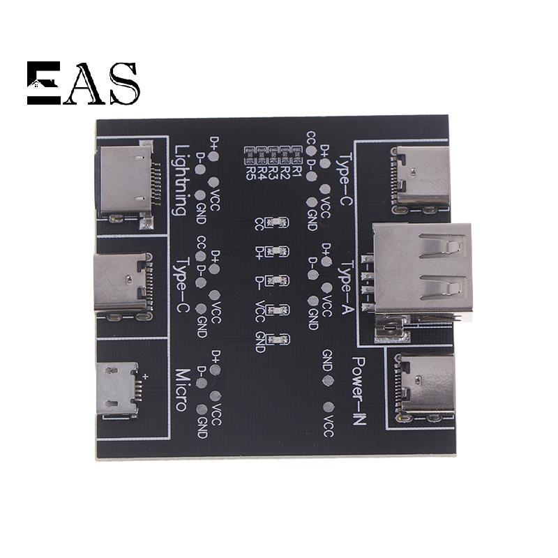 [EA] 1PC สาย USB Data Line Test Board Cable Cheer USB Cable Tester Short Circuit On-Off Switching สํ