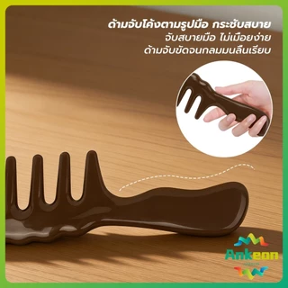 A.K. แปรงซี่ห่าง เหมาะสำหรับทั้งผมตรงและผมหยิก การออกแบบฟันใหญ่ เหมาะสำหรับทุกสภาพเส้นผม Comb