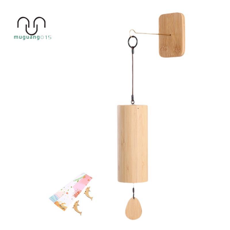 [ลดราคา M5]Chokerrd Wind Chimes ญี่ปุ่น Hand-Cranked Wind Chimes Vintage Bamboo Sound Healing Bamboo