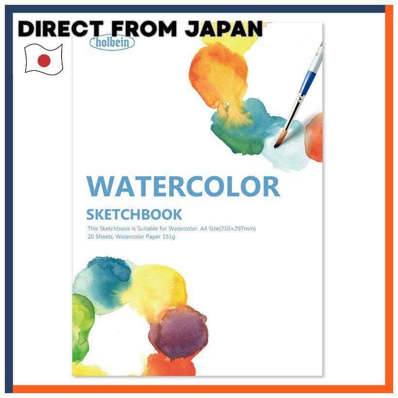 Holbein Sketchbook Watercolor Book YWC-A4 Albireo Watercolor Paper Medium Grain