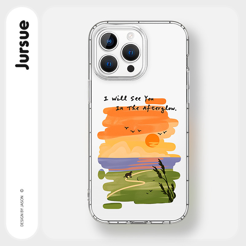 JURSUE เคสไอโฟน เคสนุ่มกันกระแทกมีสไตล์ตลก ศิลปะนามธรรม เคสโทรศัพท์ for iPhone 17 Air 16 15 14 13 12 11 Pro Max SE 2020 X XR XS 8 7 Plus พลัส MZ50606