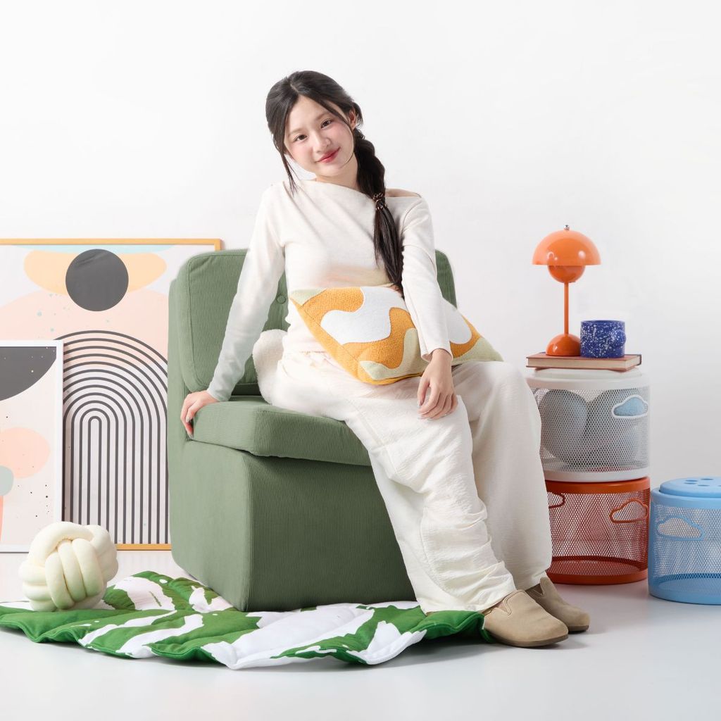SB Design Square โซฟา 1 ที่นั่ง รุ่น Brook สีเขียว (1x1x1 ซม.) แบรนด์ KONCEPT FURNITURE