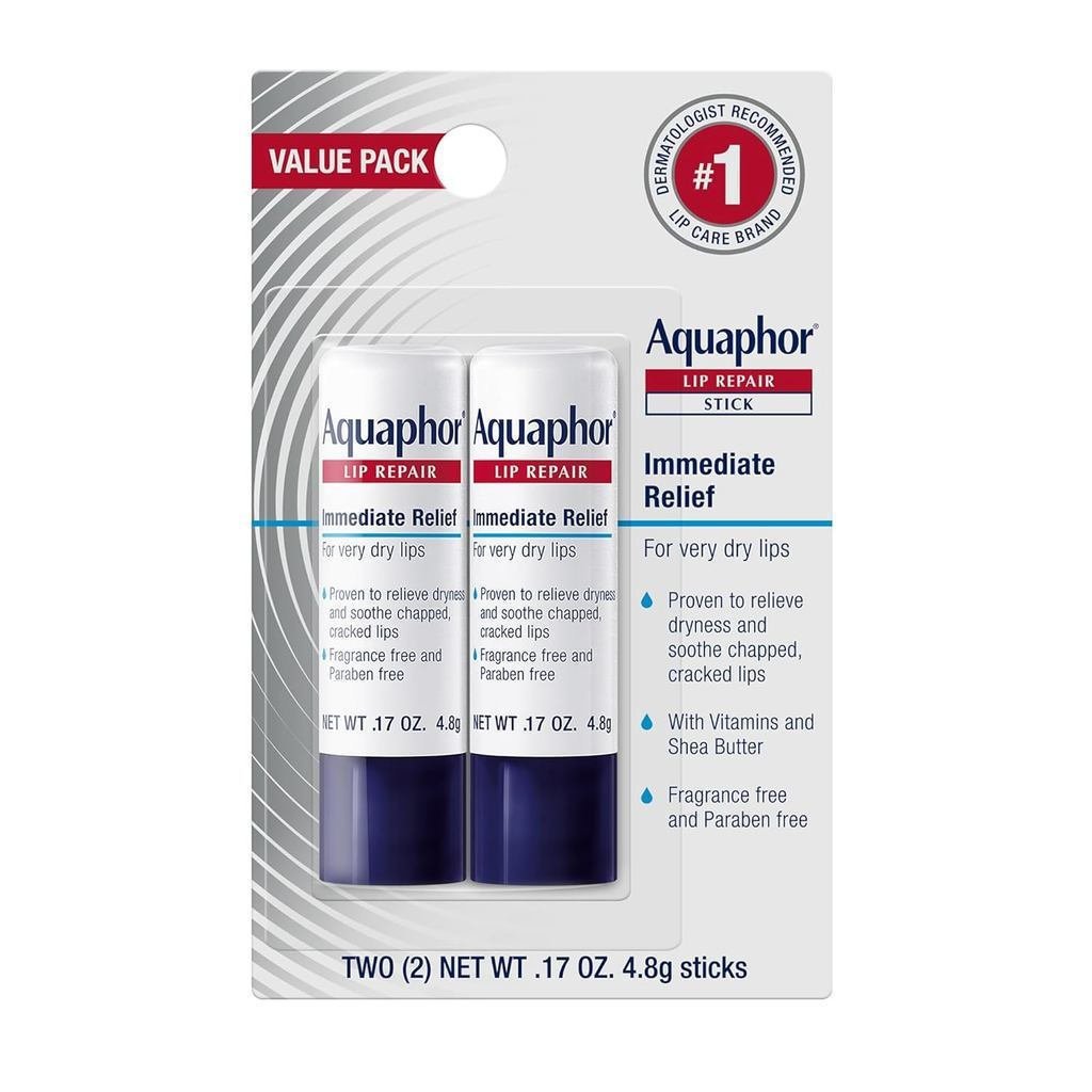 Aquaphor Lip Repair Stick,Moisturizing Lip Balm Set,Relieve Dryness,0.17ounce bar,Set set set set EN