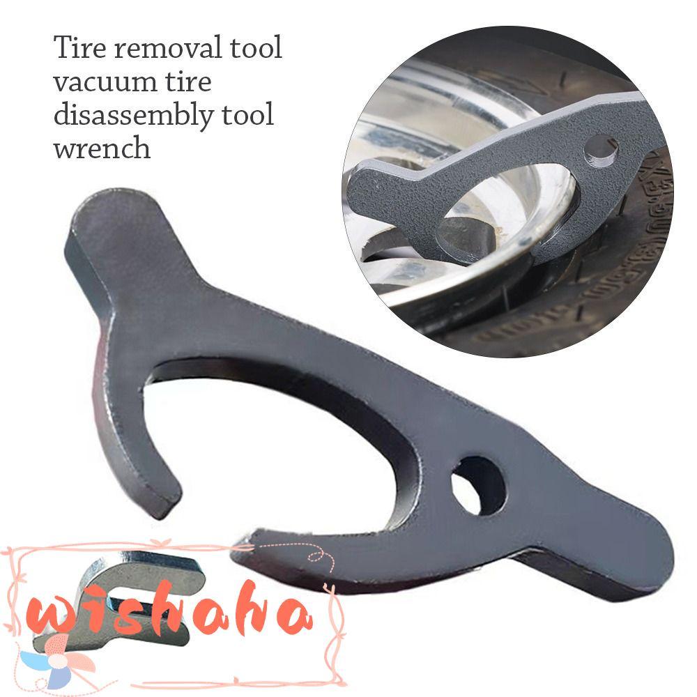 WISHAHA ประแจยาง, พร้อมประแจกระบอกแรงบิดสูง Pothook, Universal สีดําเหล็กคาร์บอนสูงรถ Tyre Removal เครื่องมือสําหรับรถยนต์