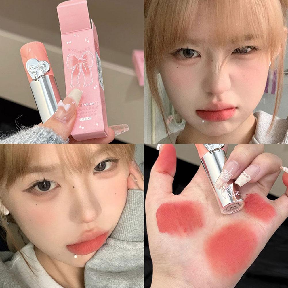 1.5g Art Value Die Xin Xu Yu Matte Lip Mud Velvet Matte Sweet Natural Whitening เกาหลีฤดูใบไม้ร่วงฤด