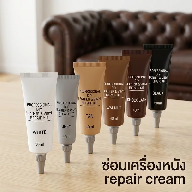 หนังซ่อมเจลโซฟาไวนิลรถที่นั่งรอยขีดข่วนแตกหลุมฟิลเลอร์แห้งเร็วติดทนนาน
