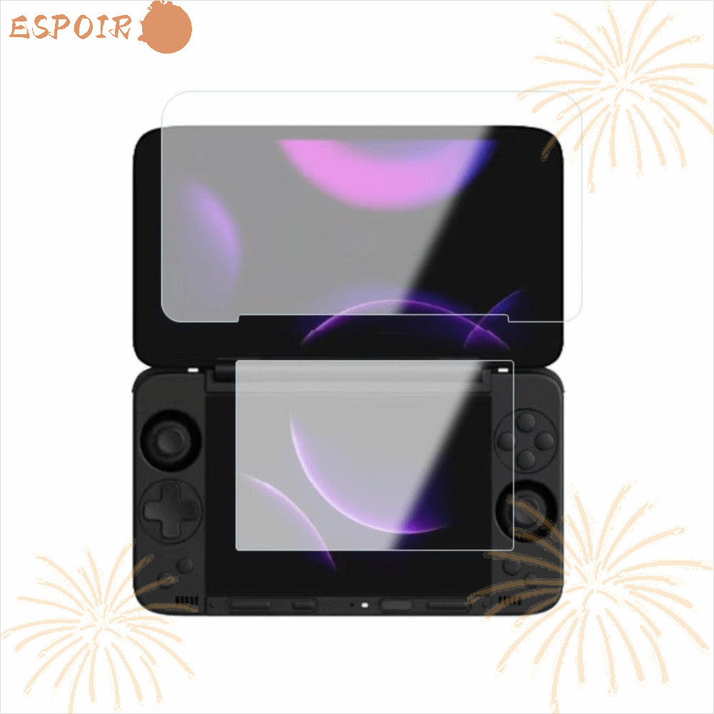 ESPOIR1 กระจกนิรภัย, ตัวป้องกันหน้าจอ HD 9H, พลิกหน้าจอคู่แบบเต็มหน้าจอฟิล์มป้องกันรอยขีดข่วนสําหรับ