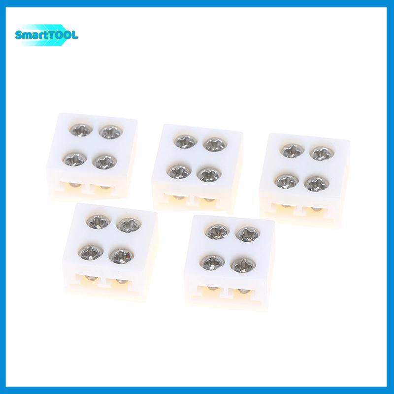 UTZN> 3/5/8/10 ชิ้น LED Strip Connector 2Pin 8 มม.5/12/24 V อเนกประสงค์ LED Light Solderless Connect