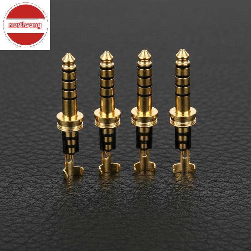 NOR 4.4 มม.5 Pole Pentaconn Audio Plug M75x05 เกลียวเชื่อมต่อสาย Pin สําหรับคุณภาพ Custom Assembly T