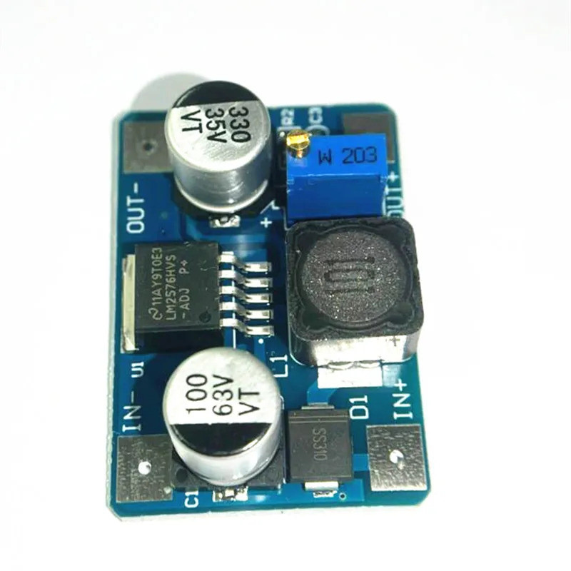 HB HB LM2576HV DC-DC ขั้นตอนลงปรับแหล่งจ่ายไฟ Buck โมดูล DC-DC 5V-60V อินพุต 1.25V-26V เอาต์พุต