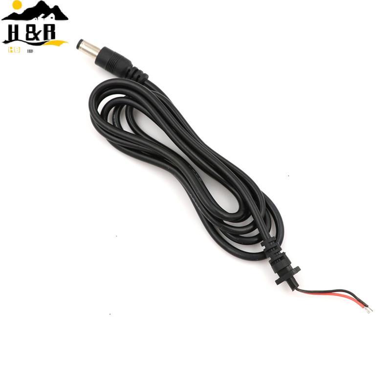 H&B 1.2m DC Ja Tip Plug Connector สายไฟสายไฟสายไฟ 5.5*2.5 มม. {th}