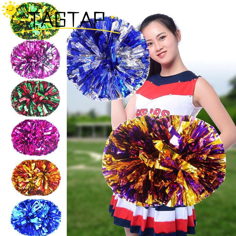 TAPTAP Pom Pom Poms ชุดเชียร์ลีดเดอร์เครื่องแต่งกายการแข่งขันดอกไม้แฟนซีคลับอุปกรณ์กีฬา
